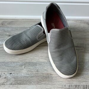 Men's Olukai Lae'Ahi Breathable Slip-On Shoe Poi poi Gray Size 9